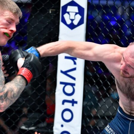 Сенсационное поражение: Непобежденный ветеран Dana White Contender Series жестко нокаутирован джорнименом с 39 поражениями