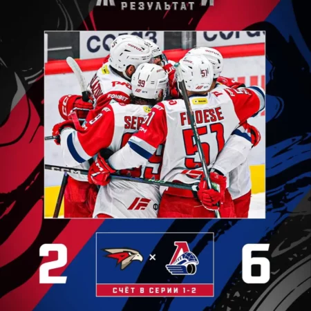 «Авангард» одержал выездную победу над «Локомотивом» и повёл в серии