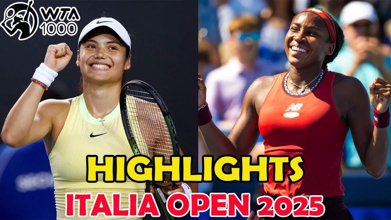 Preview Коко Гофф доминирует, Эмма Радукану выбывает на Italian Open
