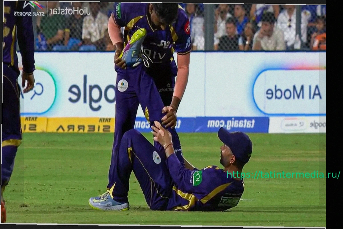 Preview Аджникья Рахане покидает поле из-за травмы в матче IPL 2026 против MI