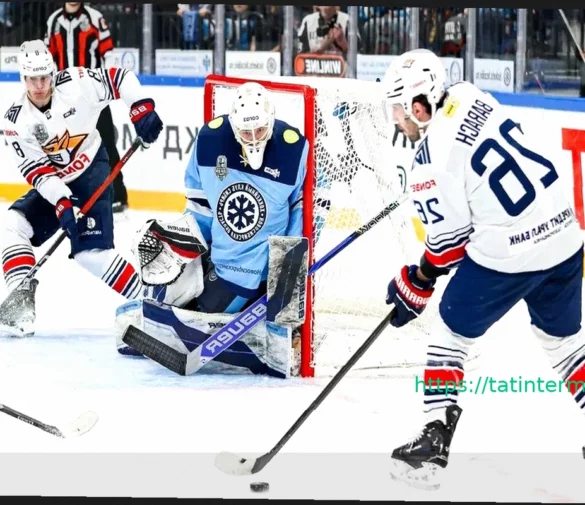 Победа «Металлурга» над «Сибирью» в третьем матче плей-офф КХЛ
