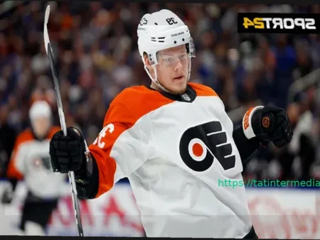 Матвей Мичков впервые дал интервью на английском языке в НХЛ