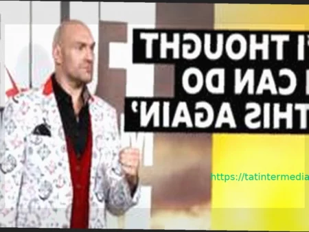 Тайсон Фьюри: «Мне Нужен Был Этот Перерыв» — О Своем Возвращении в Бокс