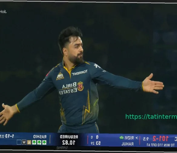 Рашид Хан наносит удар: Самир Ризви выбит «уткой» в IPL 2026