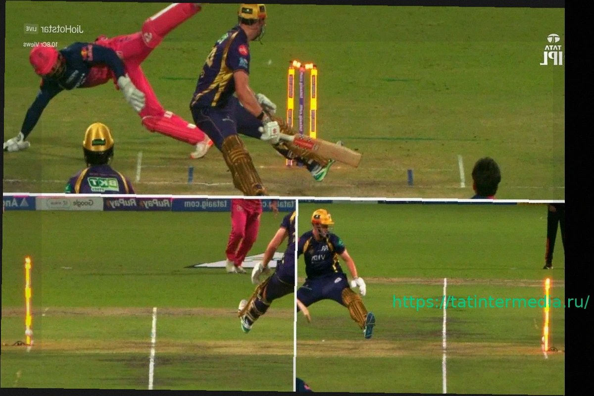 Preview Сногсшибательный стампинг Дхрува Джурела в стиле MS Dhoni, отправивший Кэмерона Грина в аут в матче KKR против RR