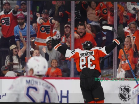 Матвей Мичков признан второй звездой игрового дня в НХЛ