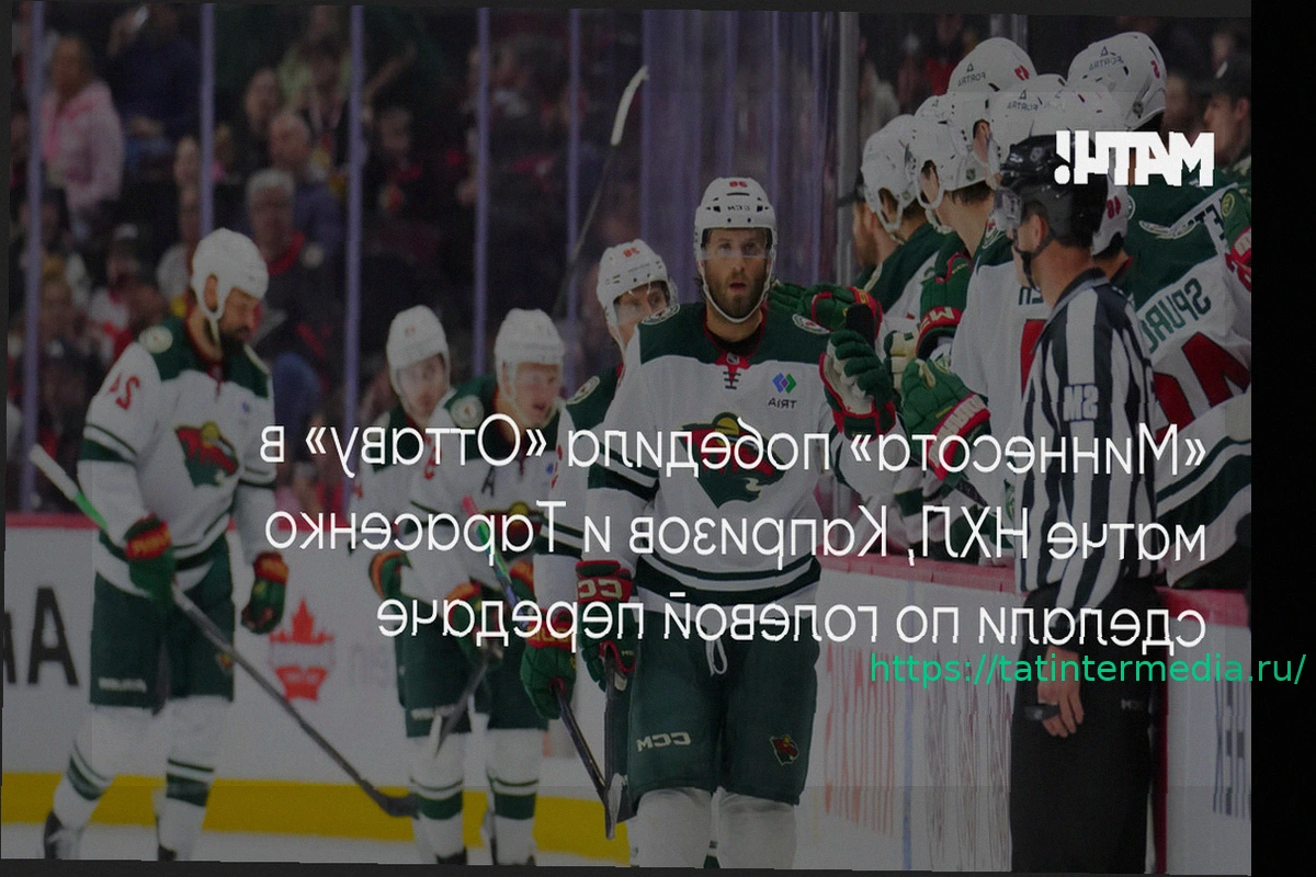 Preview «Миннесота» обыграла «Оттаву», Капризов и Тарасенко сделали по одной голевой передаче