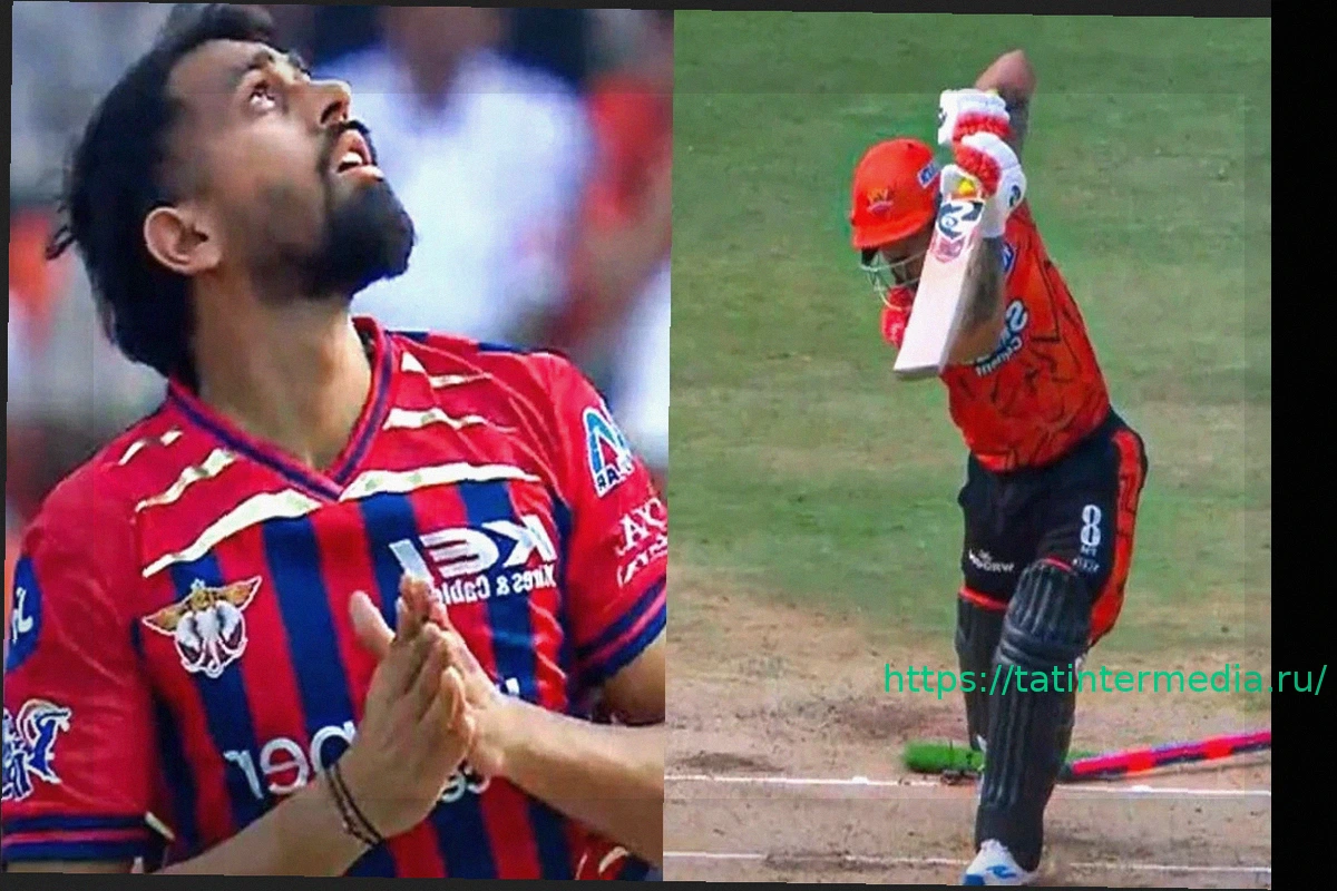 Preview Принц Ядав выбивает калитки Ишана Кишана великолепной подачей в матче SRH против LSG