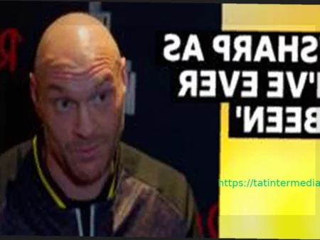 Тайсон Фьюри: «Я остр как никогда» перед боем с Махмудовым