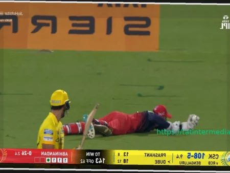 Великолепный сейв Джитеша Шармы: Шивам Дубе выбыл из игры в матче RCB против CSK