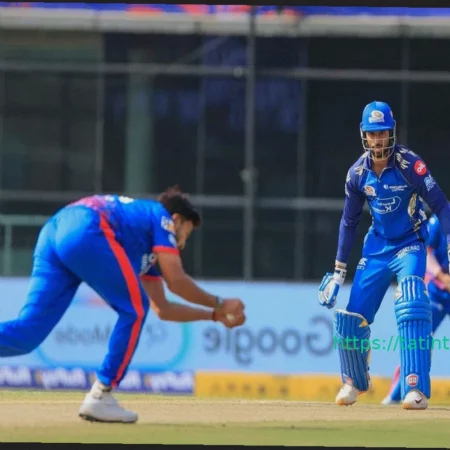 Мукеш Кумар совершает блестящий кэтч, ошеломляя Mumbai Indians выбиванием Тилака Вармы и Райана Рикелтона в одном овере