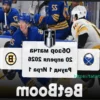 «Баффало» — «Бостон»: видеообзор матча НХЛ