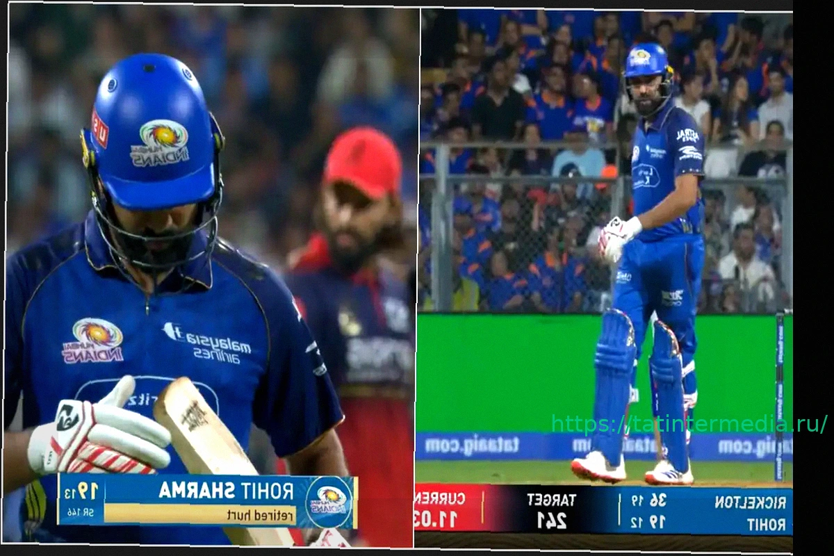 Preview Рохит Шарма получил возможную травму подколенного сухожилия во время матча MI против RCB