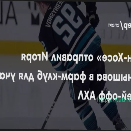 «Сан-Хосе» отправил Чернышова в фарм-клуб для участия в плей-офф АХЛ
