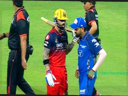 Непринужденная перепалка Вирата Кохли и Рохита Шармы во время матча IPL 2026