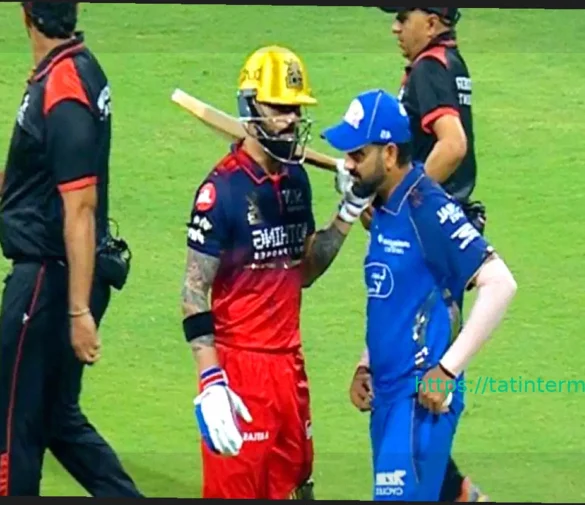 Непринужденная перепалка Вирата Кохли и Рохита Шармы во время матча IPL 2026