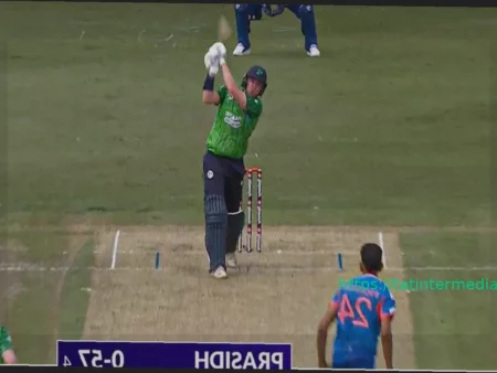 4,4,6,6,6! Gareth Delany smashes 27 runs off Prasidh Krishna in IND vs IRE 1st T20I