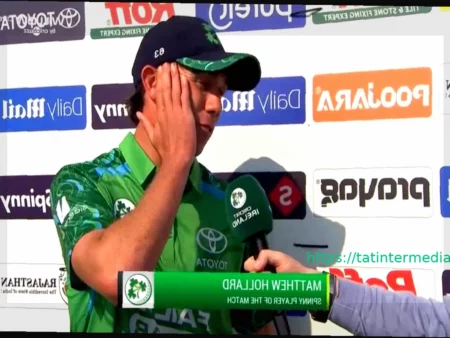 «It’s unbelievable»: Mathew Hollard delighted after POTM heroics power Ireland to maiden win over India